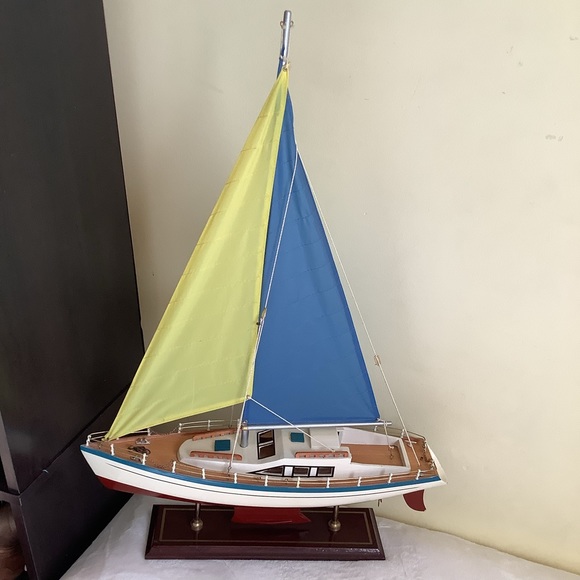 Other - Tall Wooden Sailboat